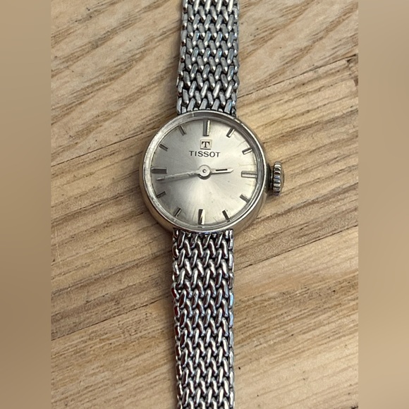 Tissot Ladies Vintage Mechanical Watch Gold Filled Bracelet Gold Plated Bezel - Picture 3 of 14